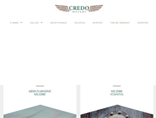 Tablet Screenshot of credomovers.com